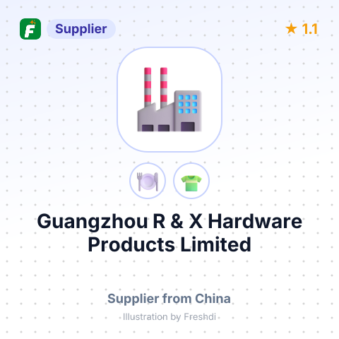 Guangzhou R & X Hardware Products Limited – summary card, no photo uploaded yet