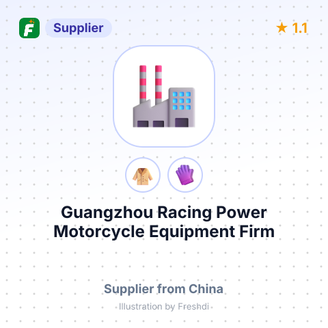 Guangzhou Racing Power Motorcycle Equipment Firm – summary card, no photo uploaded yet