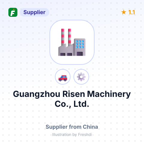 Guangzhou Risen Machinery Co., Ltd. – summary card, no photo uploaded yet