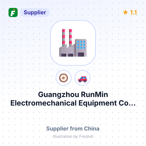 Guangzhou RunMin Electromechanical Equipment Co... – summary card, no photo uploaded yet