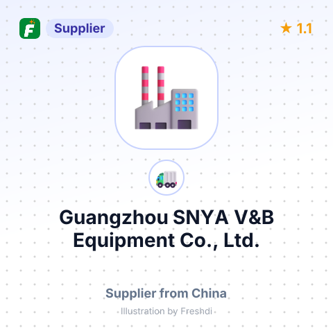 Guangzhou SNYA V&B Equipment Co., Ltd. – summary card, no photo uploaded yet