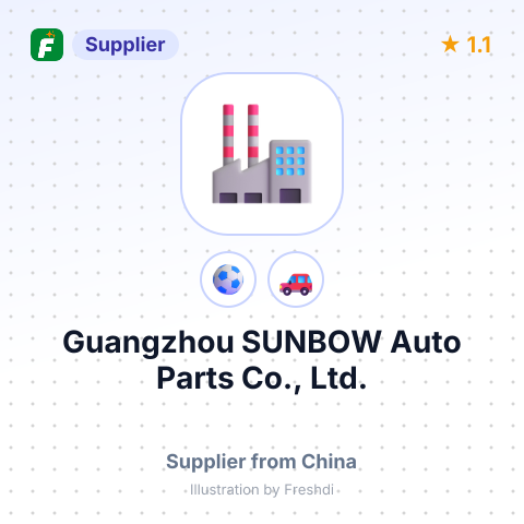 Guangzhou SUNBOW Auto Parts Co., Ltd. – summary card, no photo uploaded yet