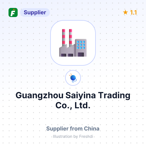 Guangzhou Saiyina Trading Co., Ltd. – summary card, no photo uploaded yet