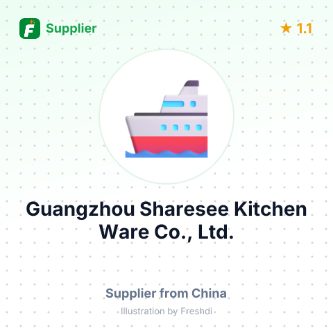 Guangzhou Sharesee Kitchen Ware Co., Ltd. – summary card, no photo uploaded yet