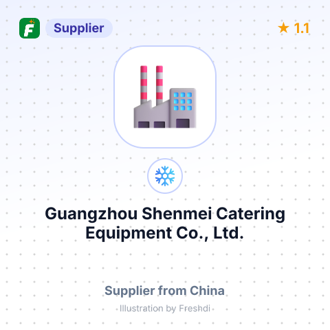 Guangzhou Shenmei Catering Equipment Co., Ltd. – summary card, no photo uploaded yet