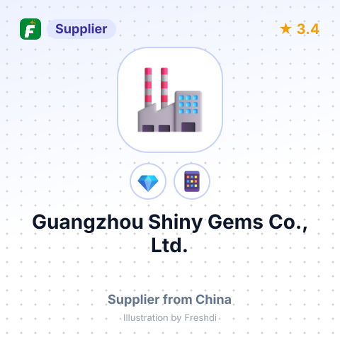 Guangzhou Shiny Gems Co., Ltd. – summary card, no photo uploaded yet