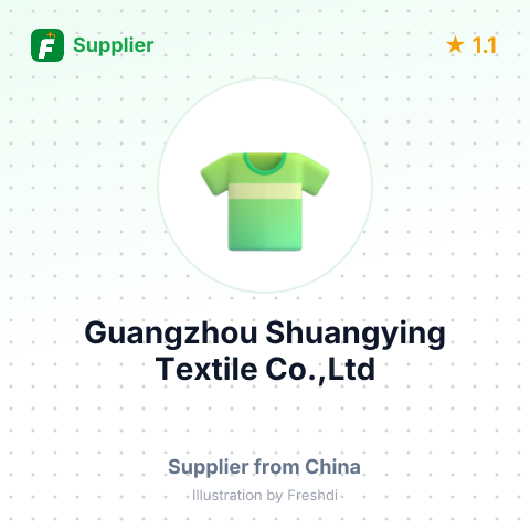 Guangzhou Shuangying Textile Co.,Ltd – summary card, no photo uploaded yet