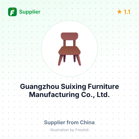 Guangzhou Suixing Furniture Manufacturing Co., Ltd. – summary card, no photo uploaded yet