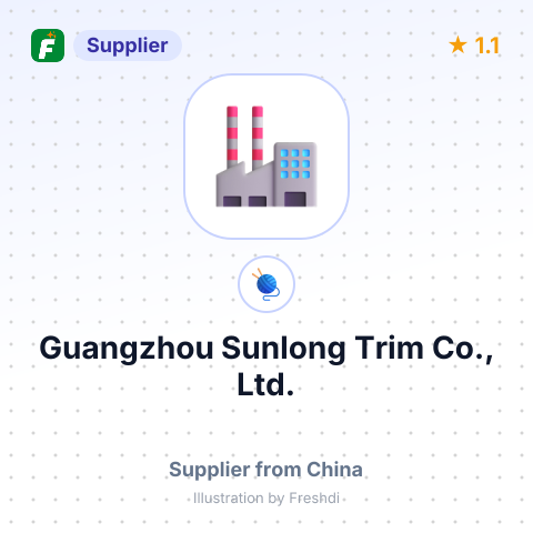 Guangzhou Sunlong Trim Co., Ltd. – summary card, no photo uploaded yet