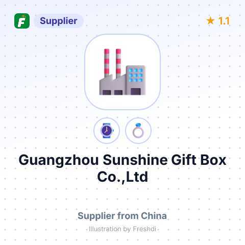 Guangzhou Sunshine Gift Box Co.,Ltd – summary card, no photo uploaded yet