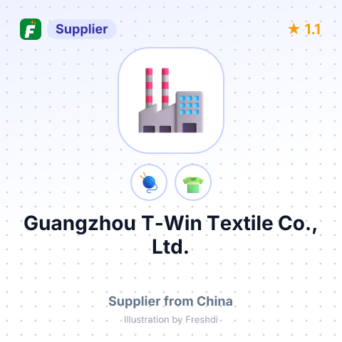 Guangzhou T-Win Textile Co., Ltd. – summary card, no photo uploaded yet