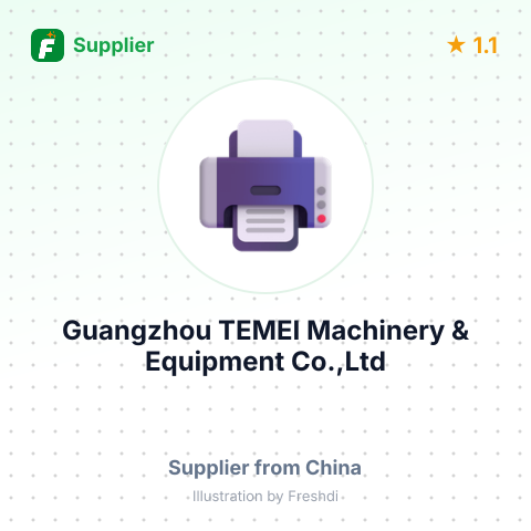 Guangzhou TEMEI Machinery & Equipment Co.,Ltd – summary card, no photo uploaded yet