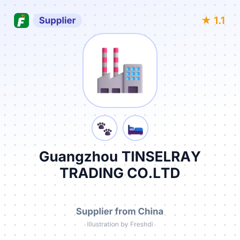 Guangzhou TINSELRAY TRADING CO.LTD – summary card, no photo uploaded yet