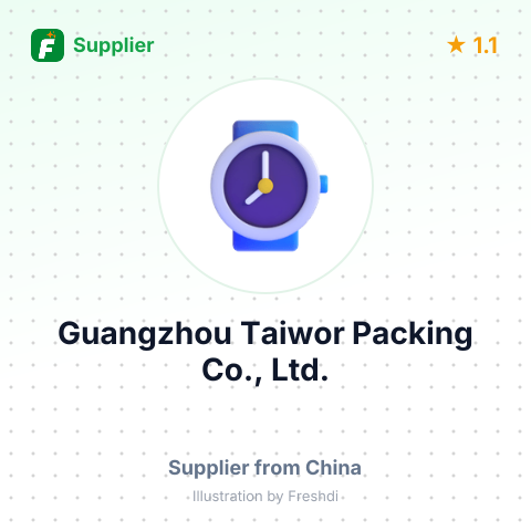 Guangzhou Taiwor Packing Co., Ltd. – summary card, no photo uploaded yet