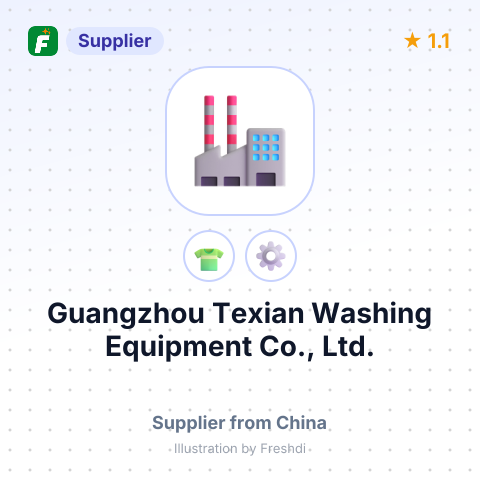 Guangzhou Texian Washing Equipment Co., Ltd. – summary card, no photo uploaded yet