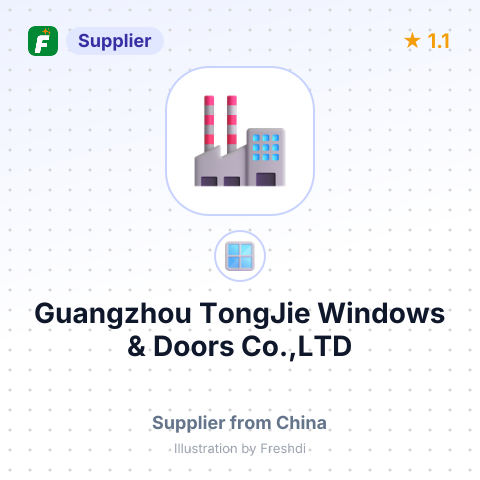 Guangzhou TongJie Windows & Doors Co.,LTD – summary card, no photo uploaded yet