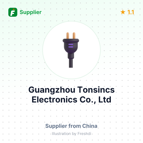 Guangzhou Tonsincs Electronics Co., Ltd – summary card, no photo uploaded yet