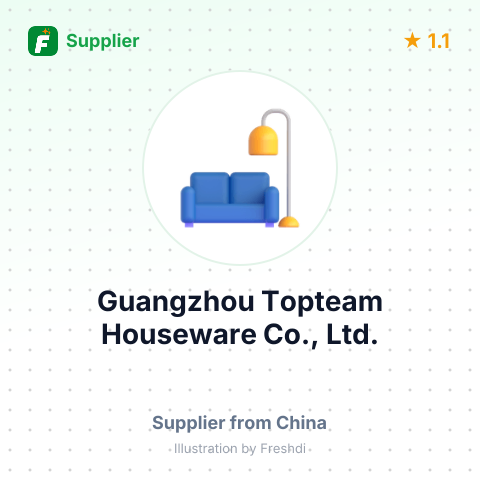 Guangzhou Topteam Houseware Co., Ltd. – summary card, no photo uploaded yet