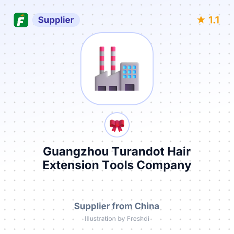 Guangzhou Turandot Hair Extension Tools Company – summary card, no photo uploaded yet