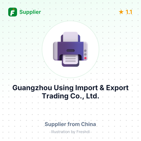 Guangzhou Using Import & Export Trading Co., Ltd. – summary card, no photo uploaded yet