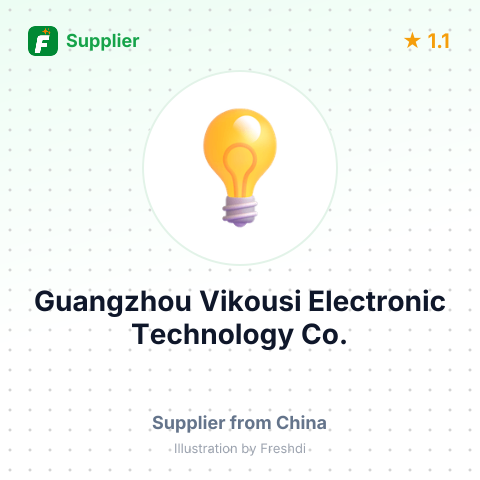 Guangzhou Vikousi Electronic Technology Co. – summary card, no photo uploaded yet