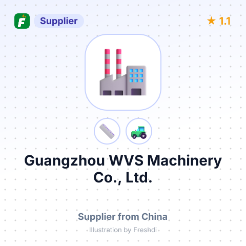 Guangzhou WVS Machinery Co., Ltd. – summary card, no photo uploaded yet