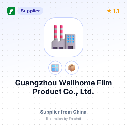 Guangzhou Wallhome Film Product Co., Ltd. – summary card, no photo uploaded yet