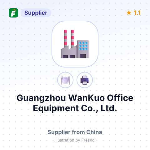 Guangzhou WanKuo Office Equipment Co., Ltd. – summary card, no photo uploaded yet