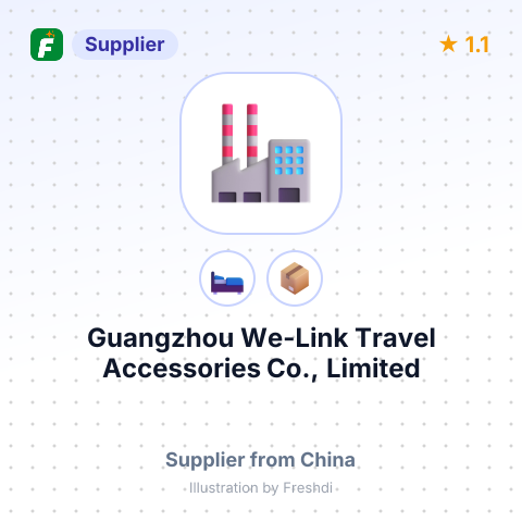 Guangzhou We-Link Travel Accessories Co., Limited – summary card, no photo uploaded yet