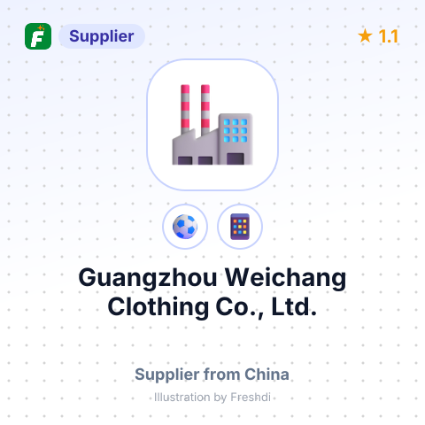 Guangzhou Weichang Clothing Co., Ltd. – summary card, no photo uploaded yet