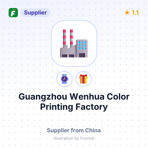 Guangzhou Wenhua Color Printing Factory – summary card, no photo uploaded yet