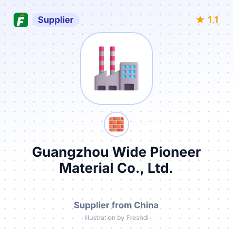 Guangzhou Wide Pioneer Material Co., Ltd. – summary card, no photo uploaded yet
