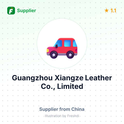 Guangzhou Xiangze Leather Co., Limited – summary card, no photo uploaded yet