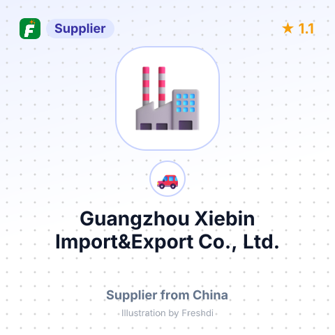 Guangzhou Xiebin Import&Export Co., Ltd. – summary card, no photo uploaded yet