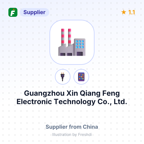 Guangzhou Xin Qiang Feng Electronic Technology Co., Ltd. – summary card, no photo uploaded yet