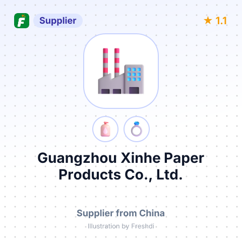 Guangzhou Xinhe Paper Products Co., Ltd. – summary card, no photo uploaded yet