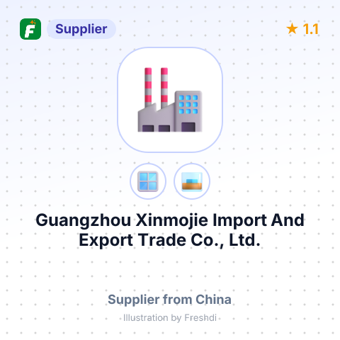 Guangzhou Xinmojie Import And Export Trade Co., Ltd. – summary card, no photo uploaded yet
