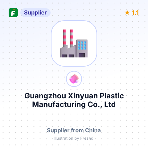 Guangzhou Xinyuan Plastic Manufacturing Co., Ltd – summary card, no photo uploaded yet