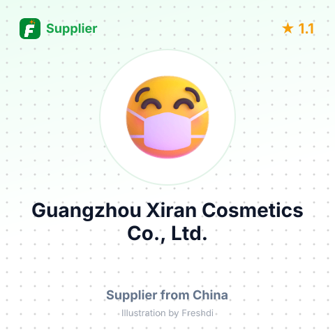 Guangzhou Xiran Cosmetics Co., Ltd. – summary card, no photo uploaded yet