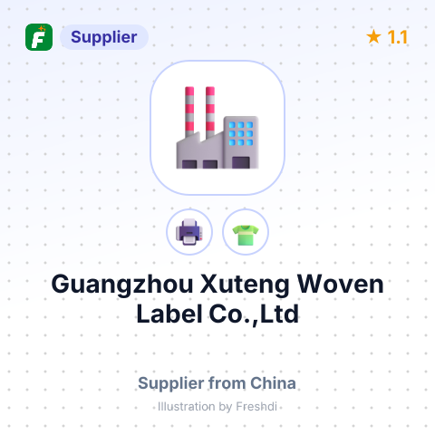 Guangzhou Xuteng Woven Label Co.,Ltd – summary card, no photo uploaded yet