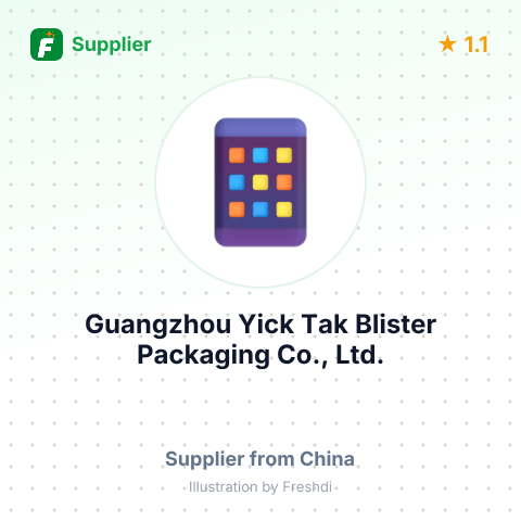 Guangzhou Yick Tak Blister Packaging Co., Ltd. – summary card, no photo uploaded yet