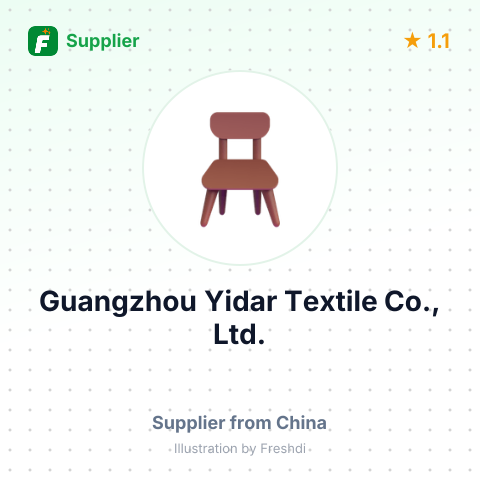 Guangzhou Yidar Textile Co., Ltd. – summary card, no photo uploaded yet
