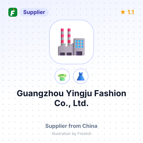 Guangzhou Yingju Fashion Co., Ltd. – summary card, no photo uploaded yet