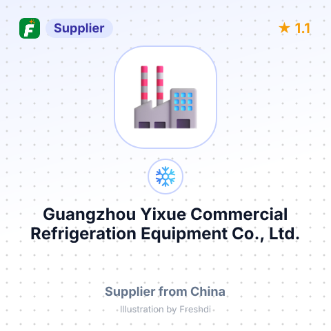 Guangzhou Yixue Commercial Refrigeration Equipment Co., Ltd. – summary card, no photo uploaded yet