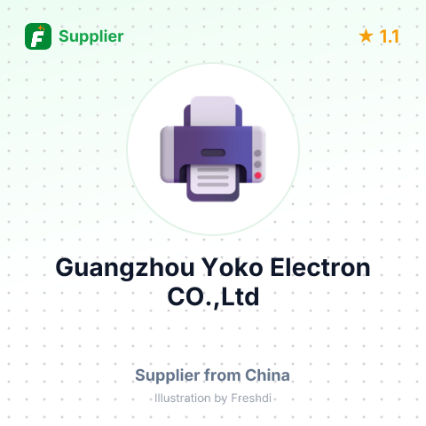 Guangzhou Yoko Electron CO.,Ltd – summary card, no photo uploaded yet