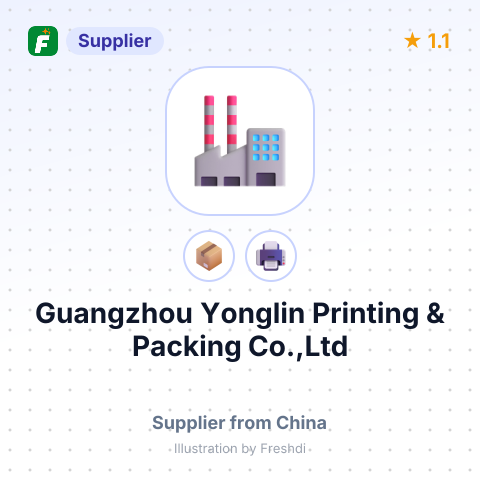 Guangzhou Yonglin Printing & Packing Co.,Ltd – summary card, no photo uploaded yet