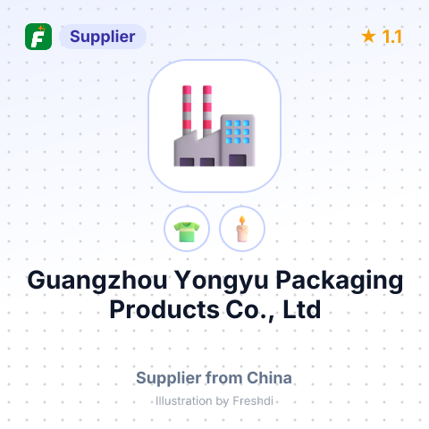 Guangzhou Yongyu Packaging Products Co., Ltd  – summary card, no photo uploaded yet