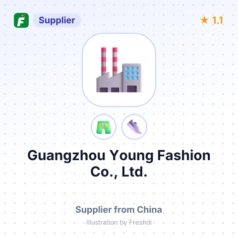 Guangzhou Young Fashion Co., Ltd. – summary card, no photo uploaded yet