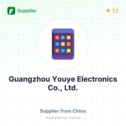 Guangzhou Youye Electronics Co., Ltd. – summary card, no photo uploaded yet