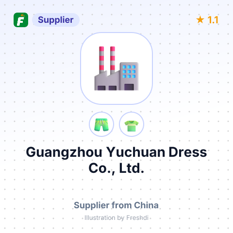 Guangzhou Yuchuan Dress Co., Ltd. – summary card, no photo uploaded yet
